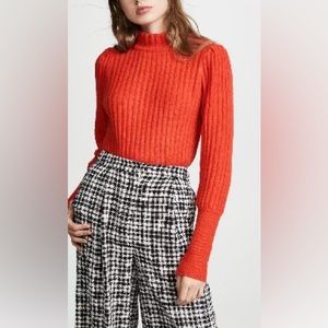 WAYF Miles Puff Sleeve Turtleneck